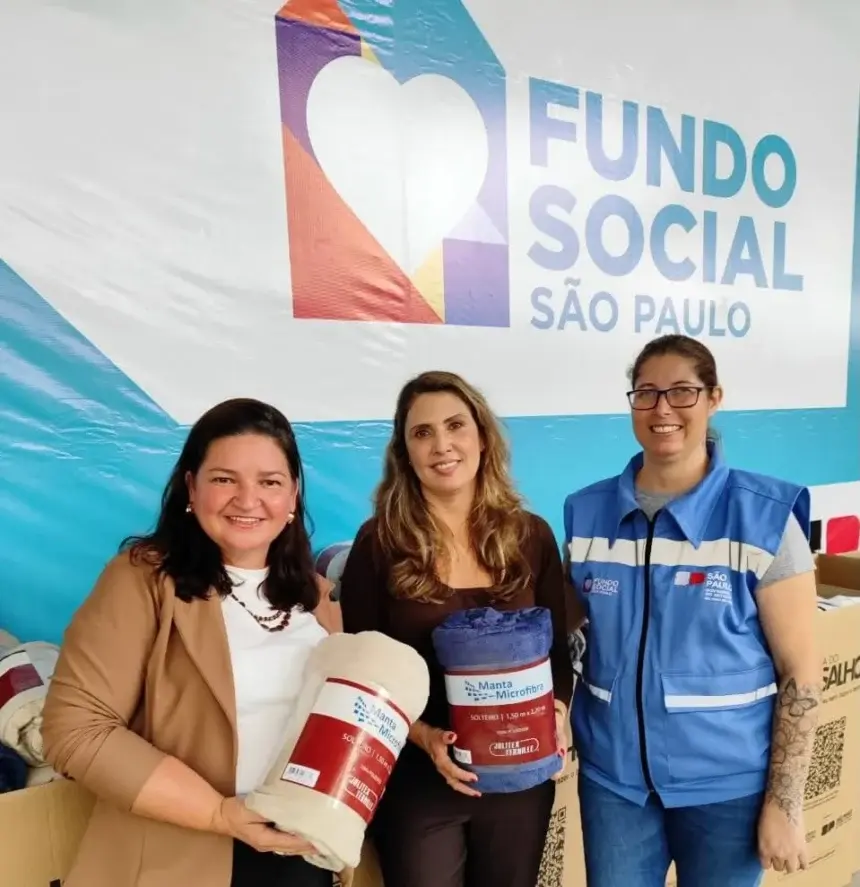 Fundo Social de Cosmópolis recebe 200 cobertores do Governo do Estado