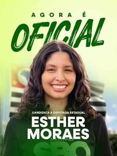 Esther Moraes tem candidatura homologada pelo PV para deputada estadual
